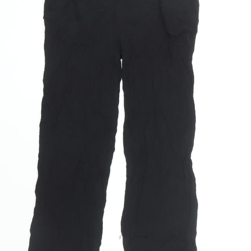 FatFace Women's L Black Trousers Viscose