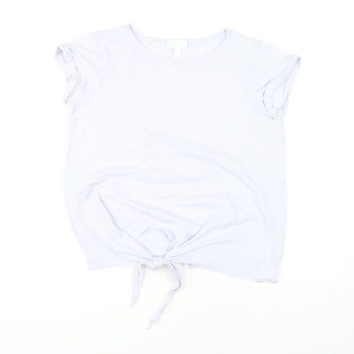 White Label Women’s White Sleeveless T-Shirt Size 12