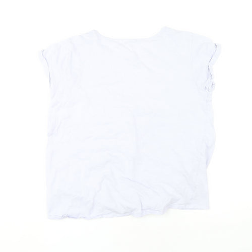 White Label Women’s White Sleeveless T-Shirt Size 12