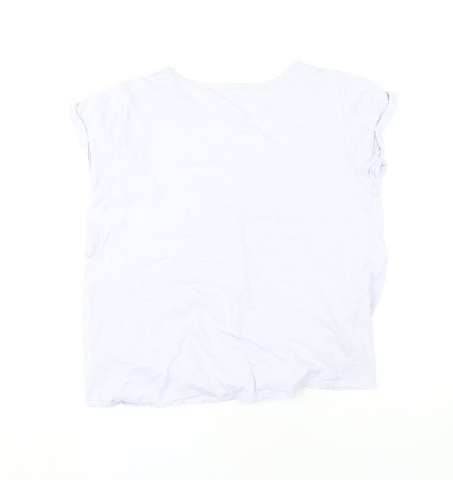 White Label Women’s White Sleeveless T-Shirt Size 12