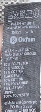 Marks and Spencer Women's Black Sheath Dress Size 14