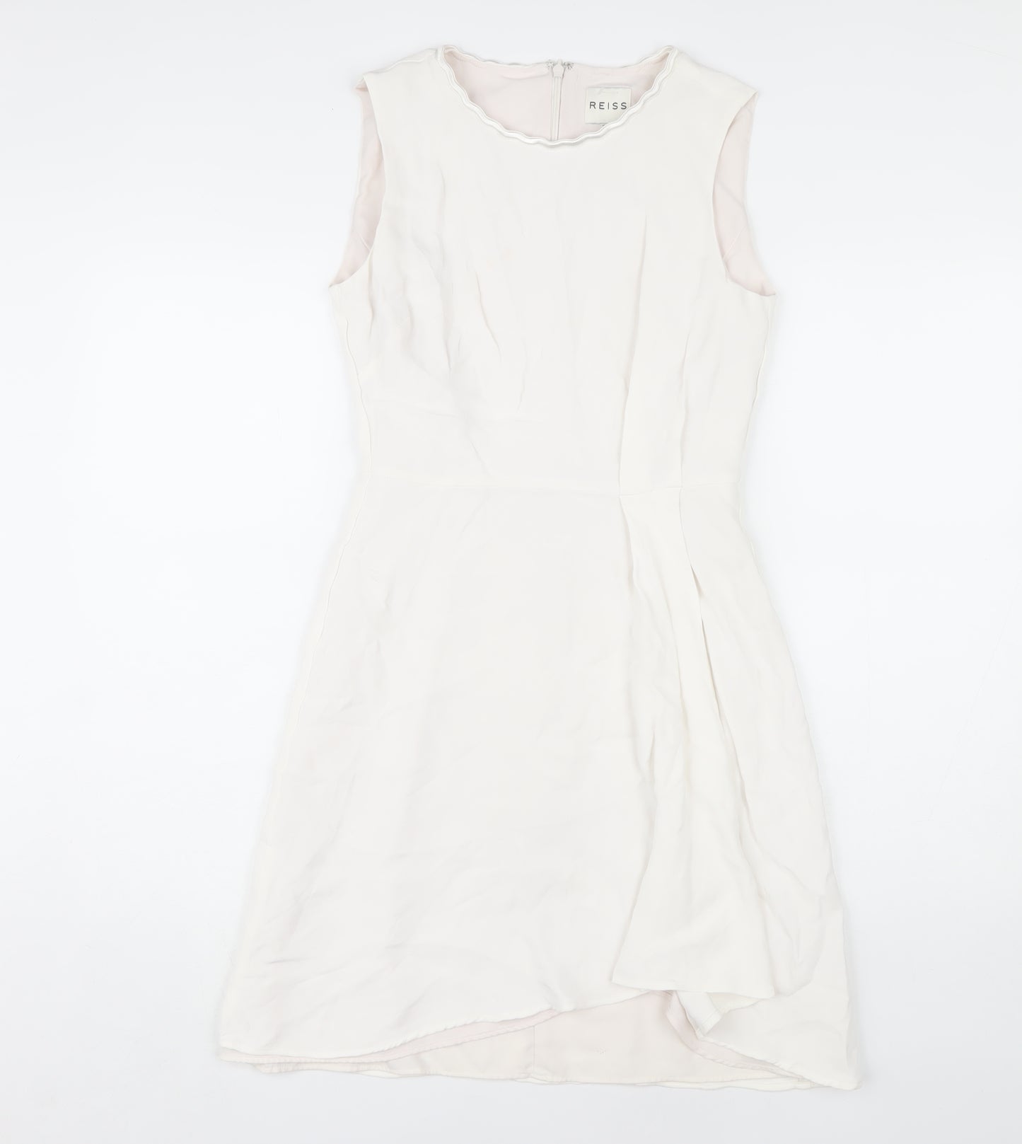 Reiss Women's Ivory Size 8 Sleeveless Dress