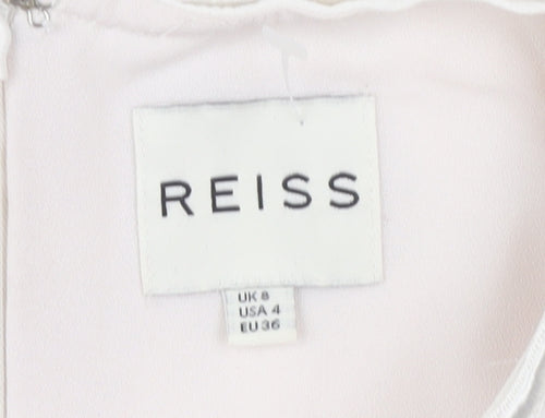 Reiss Women's Ivory Size 8 Sleeveless Dress