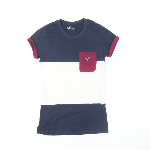 Voi Womens Multicoloured Colourblock T-Shirt Size 16