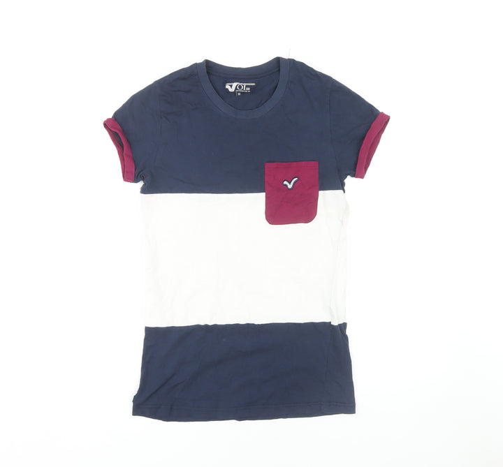 Voi Womens Multicoloured Colourblock T-Shirt Size 16
