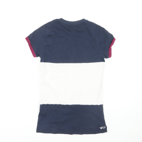 Voi Womens Multicoloured Colourblock T-Shirt Size 16