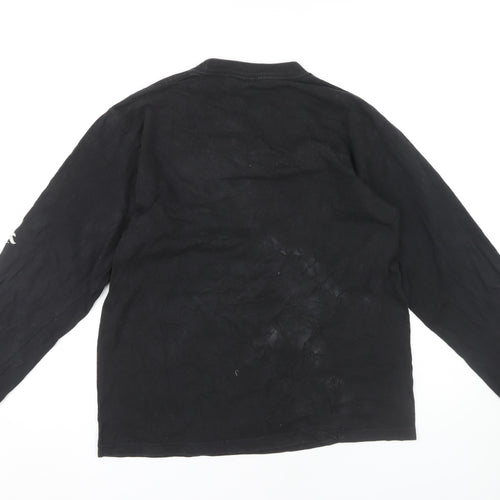Hard Rock Cafe Unisex Black M T-Shirt Long Sleeve