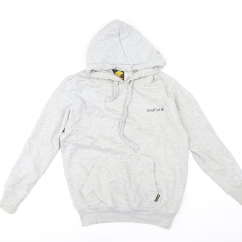 SoulCal Men's Grey Medium Hoodie Pullover with Logo