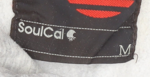 SoulCal Men's Grey Medium Hoodie Pullover with Logo