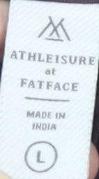 FatFace Women's Purple V-Neck Relaxed T-Shirt L