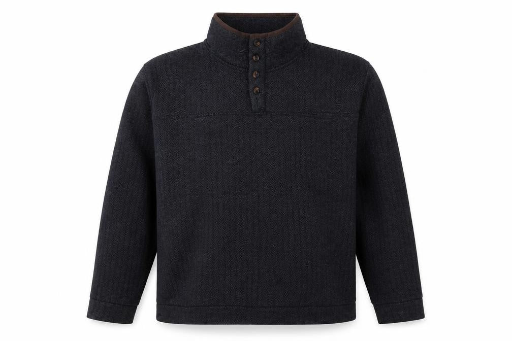 Front view of Regatta Men's Black 2XL Sweatshirt