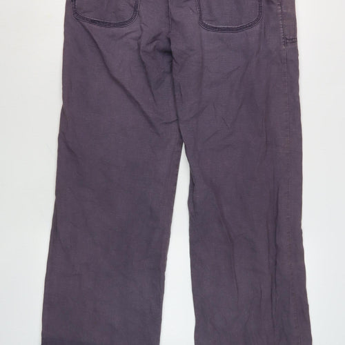 Miss Selfridge Women’s Grey Straight Trousers - Size 10