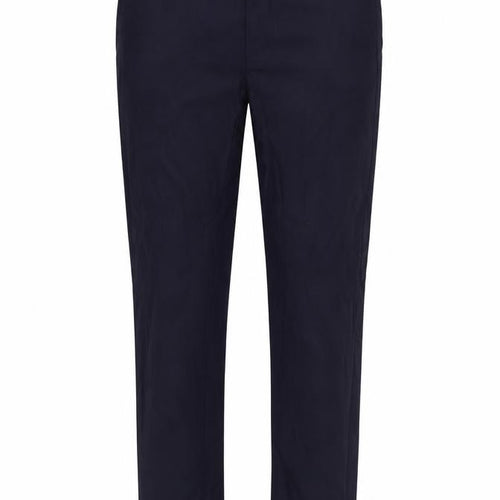 Mango Women's Black Trousers Size 8 Cotton Blend Casual