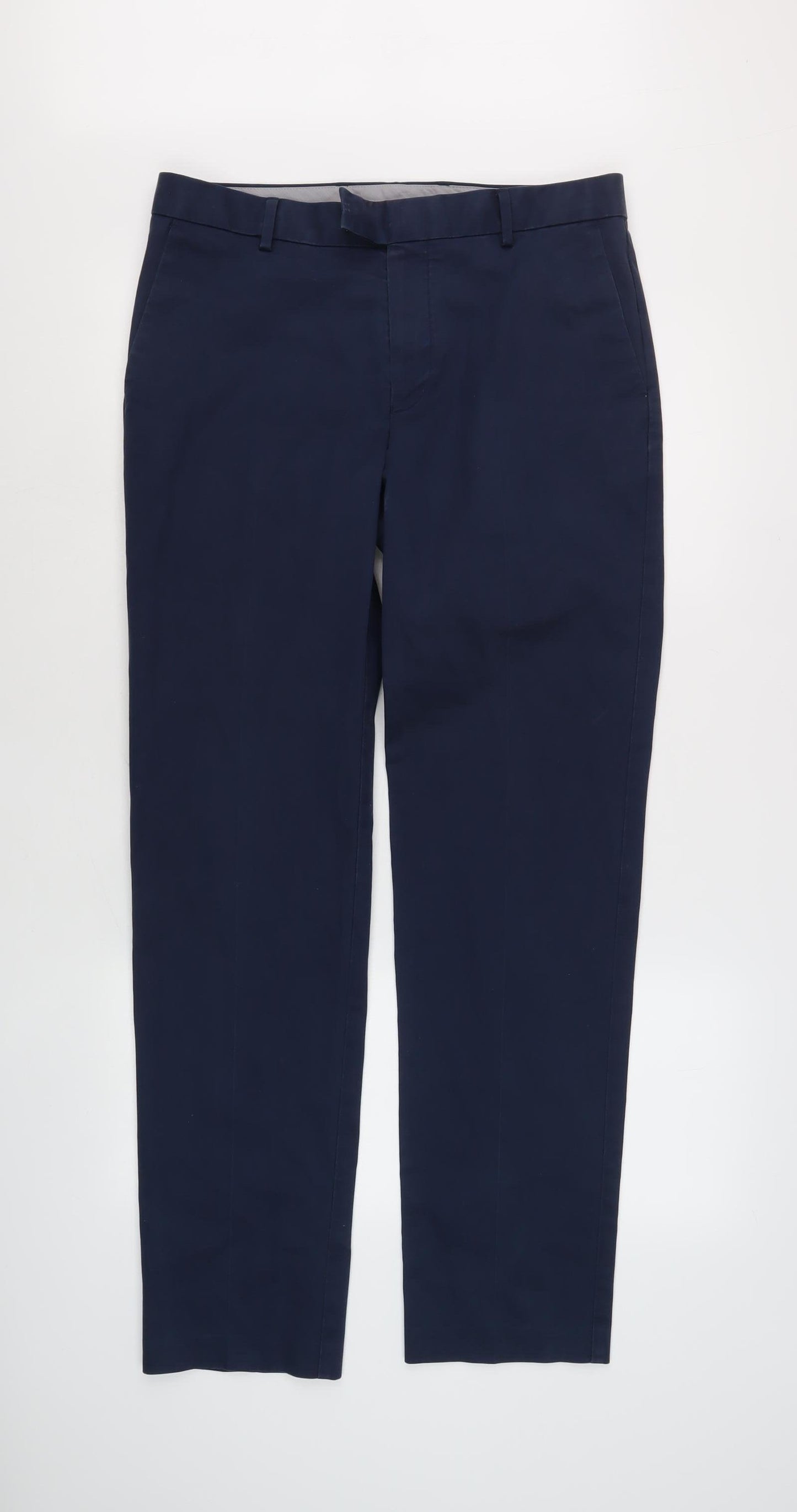 Charles Tyrwhitt Blue Slim Fit Chino Trousers 32W 32L