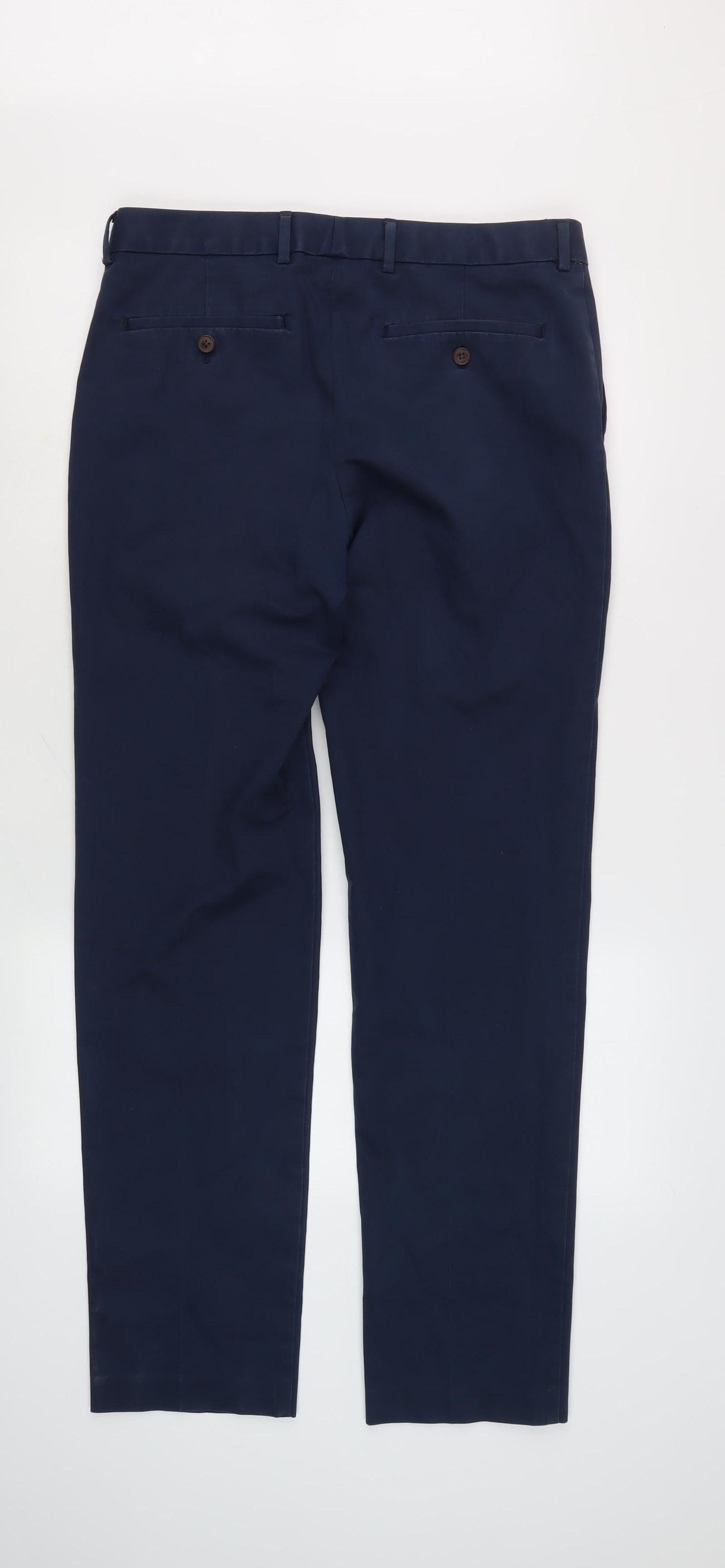 Charles Tyrwhitt Blue Slim Fit Chino Trousers 32W 32L