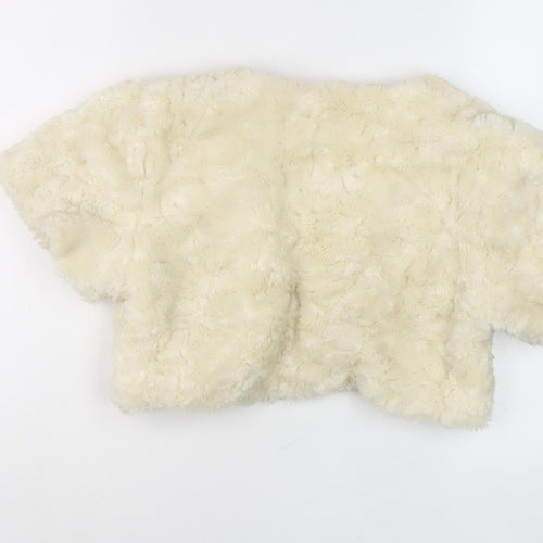 Parisian Women's Ivory Cropped Coatigan Size 10