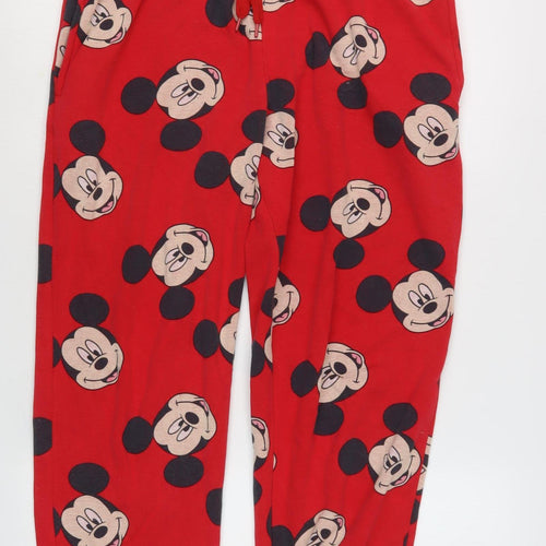 Disney Teens Red Mickey Mouse Pyjama Pants Size 12-14