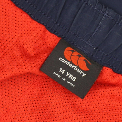 Canterbury Boys Blue Track Pants 14 Years