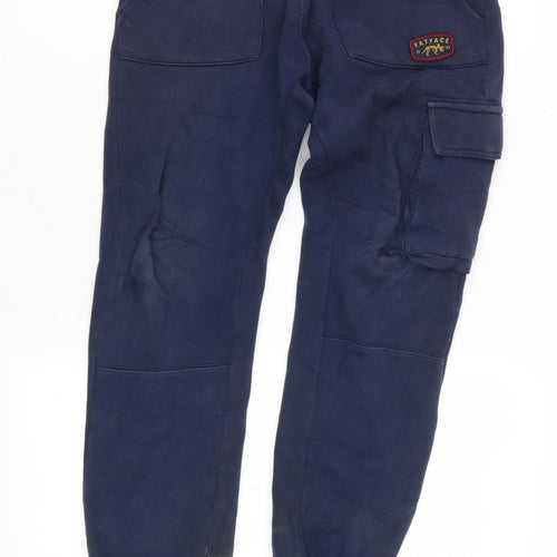 FatFace Boys Blue Jogger Trousers Size 10 Years