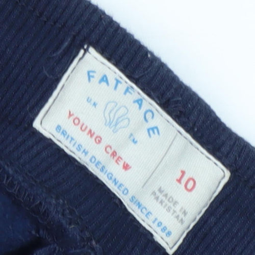 FatFace Boys Blue Jogger Trousers Size 10 Years