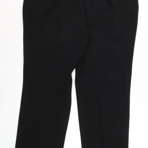 Viyella Women's Black Straight Wool Trousers Size 16