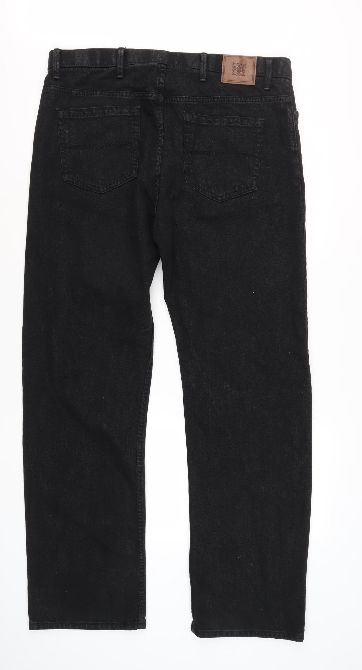 Marks and Spencer Men's Black Regular Fit Jeans