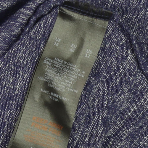 Capsule Women's Purple Tunic T-Shirt Size 16