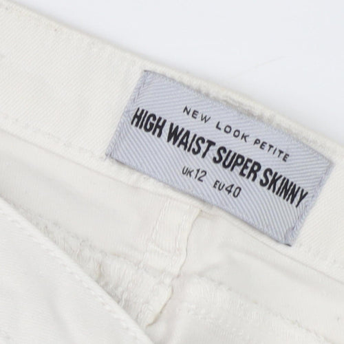 New Look Women's White Petite High Waist Skinny Jeans