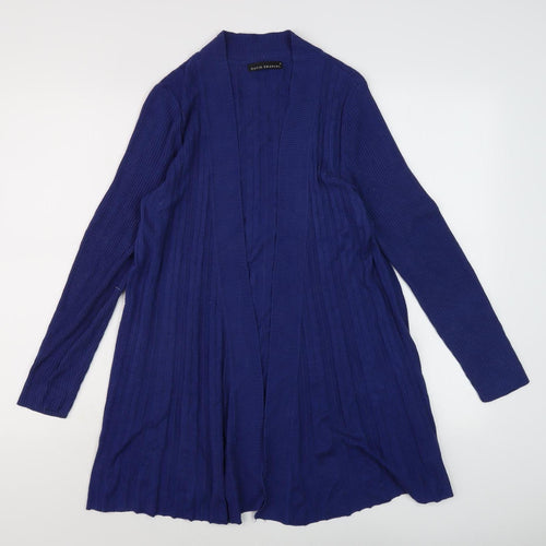 David Emanuel Women's Blue Cardigan - Size S