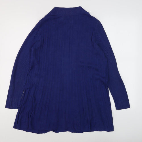 David Emanuel Women's Blue Cardigan - Size S