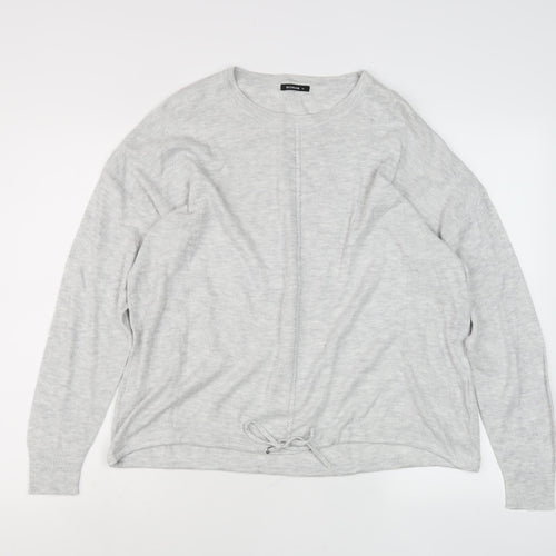 Roman Women's Grey Crew Neck Jumper Size 16