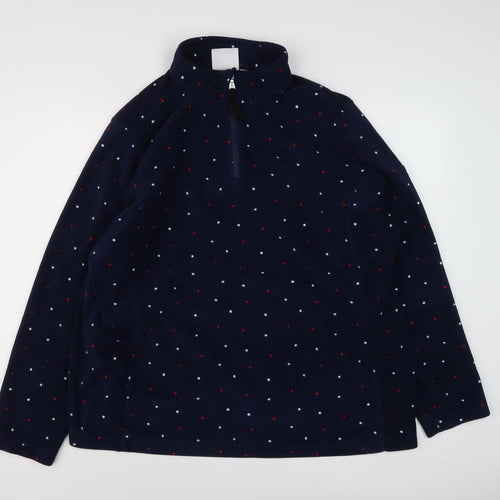 TOG24 Women's Navy Polka Dot Sweatshirt Size 20