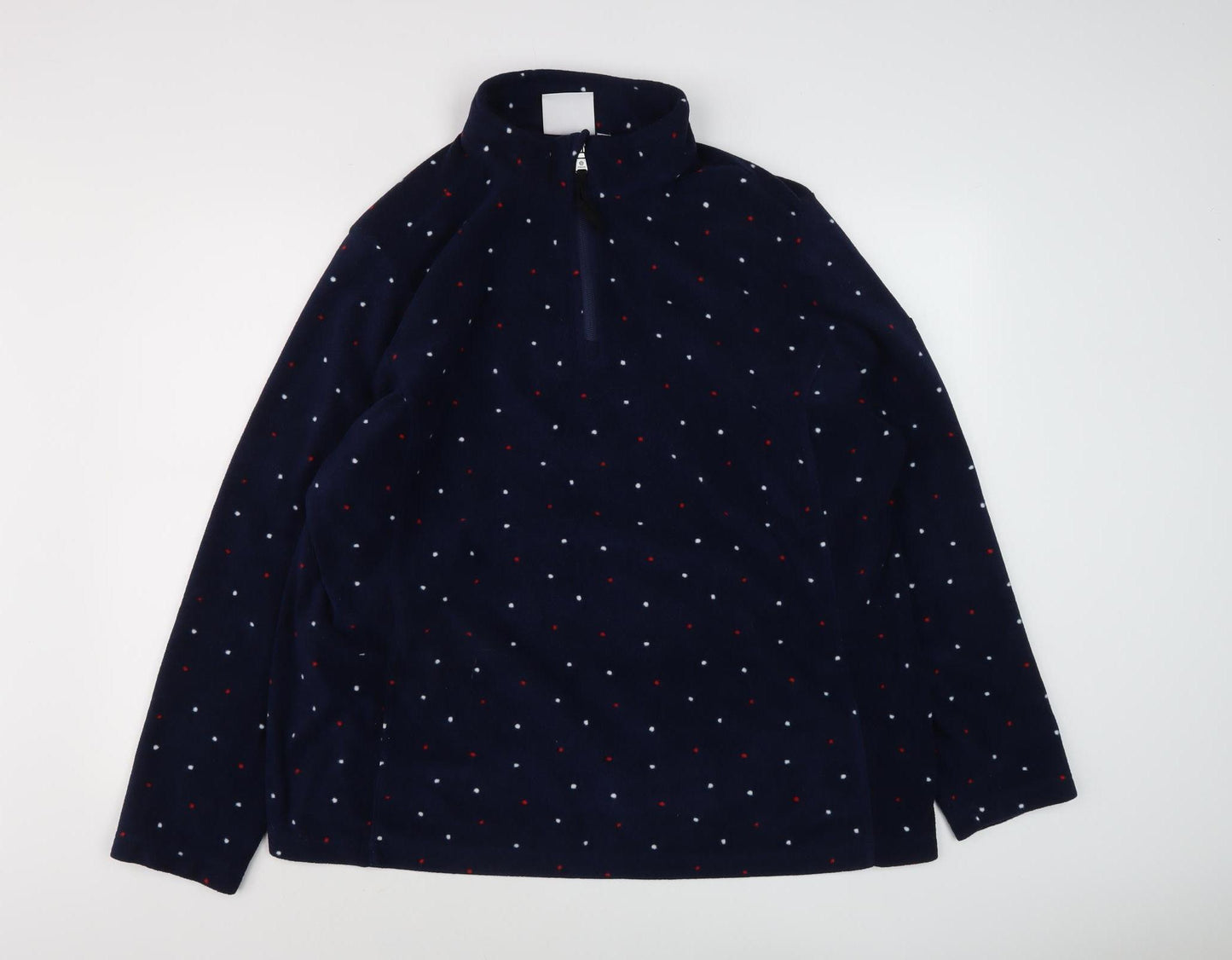 TOG24 Women's Navy Polka Dot Sweatshirt Size 20