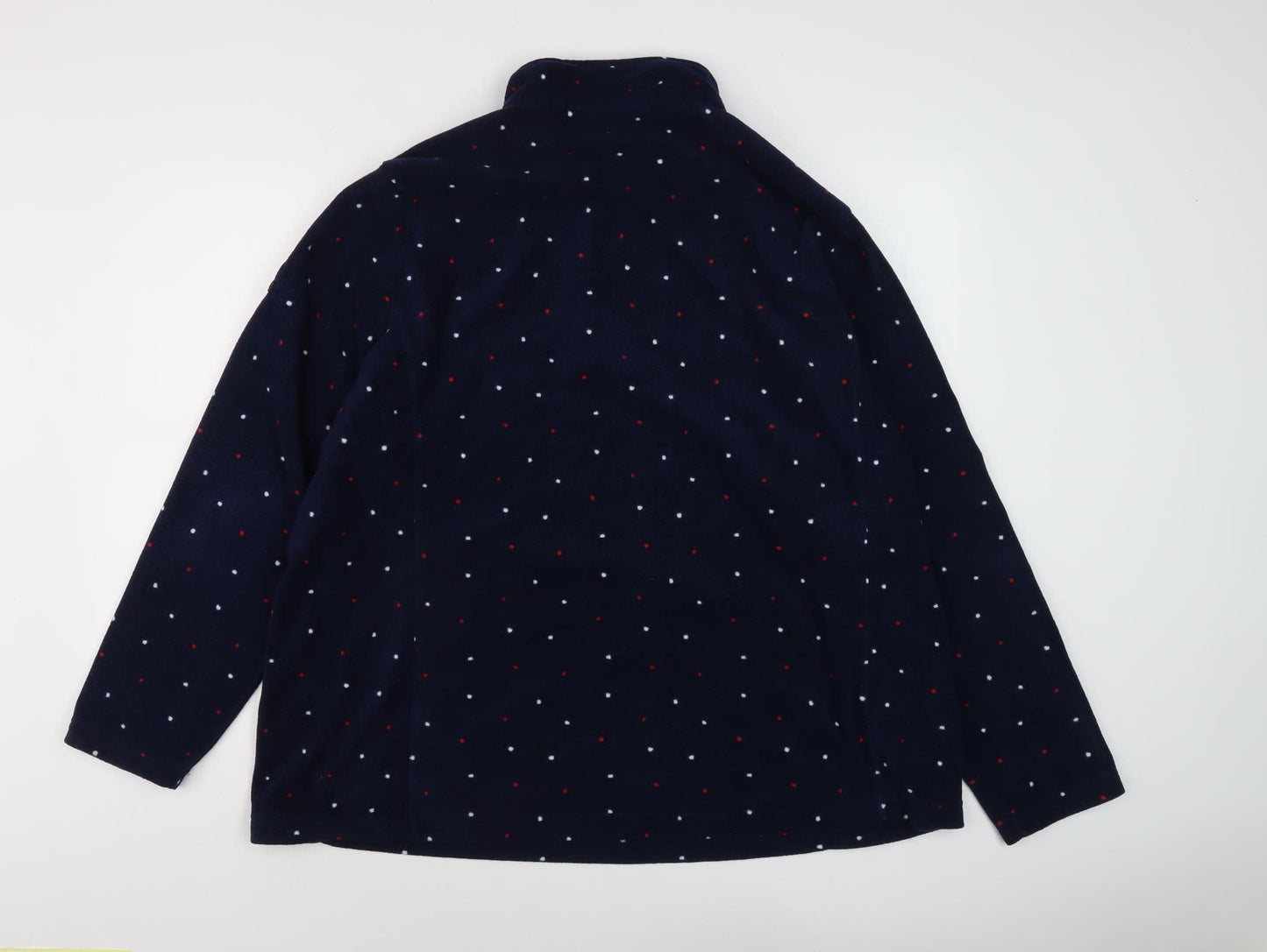 TOG24 Women's Navy Polka Dot Sweatshirt Size 20