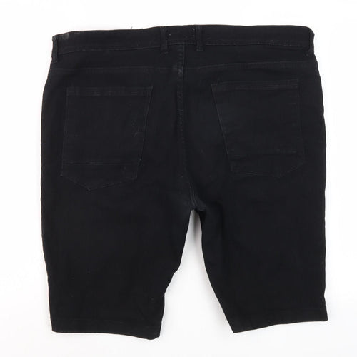 Burton Menswear London Black Denim Men's Shorts Size 40