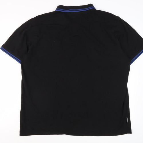 Slazenger Men's Black Polo Shirt XXL