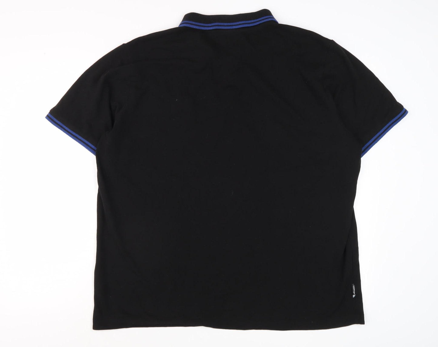 Slazenger Men's Black Polo Shirt XXL