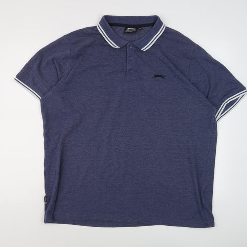 Slazenger Men's Blue 2XL Polo Shirt