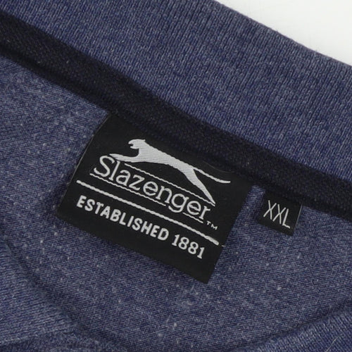 Slazenger Men's Blue 2XL Polo Shirt