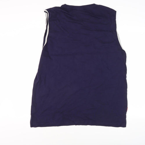 Slazenger Men's Blue Tank Top - 2XL, Gym & Training, Breathable