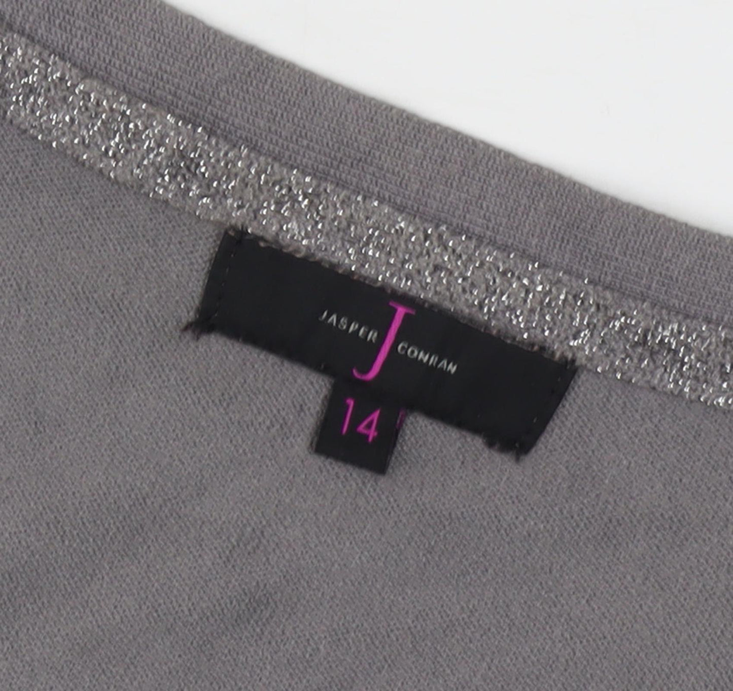 Jasper Conran Women's Grey Short Sleeve Jumper