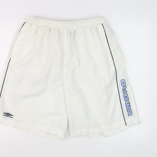 Umbro Men's White Athletic Shorts XL