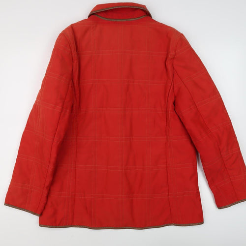 Scottish Select Women's Red Quilted Coat Size 14