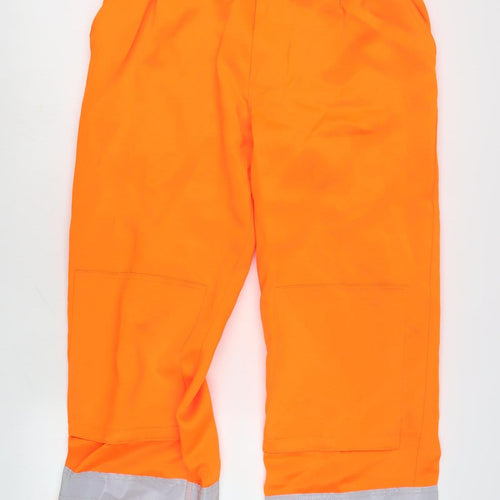 Arco Essentials Men's Orange Cargo Work Trousers, Size L