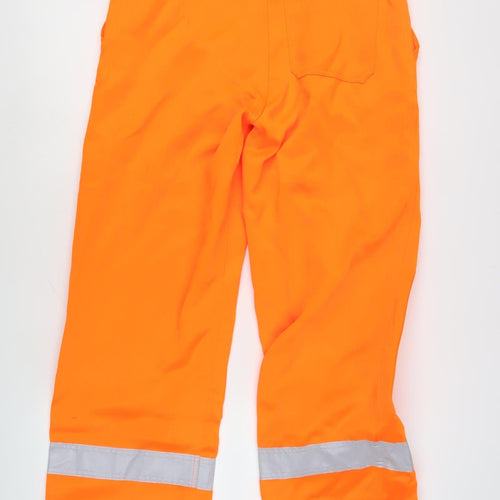 Arco Essentials Men's Orange Cargo Work Trousers, Size L