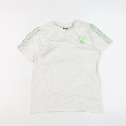 Xbox Boys White Graphic T-Shirt, 6 Years, Casual Style