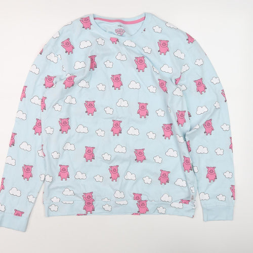 Marks and Spencer Percy Pig Teens Blue Pyjama Top 14-16