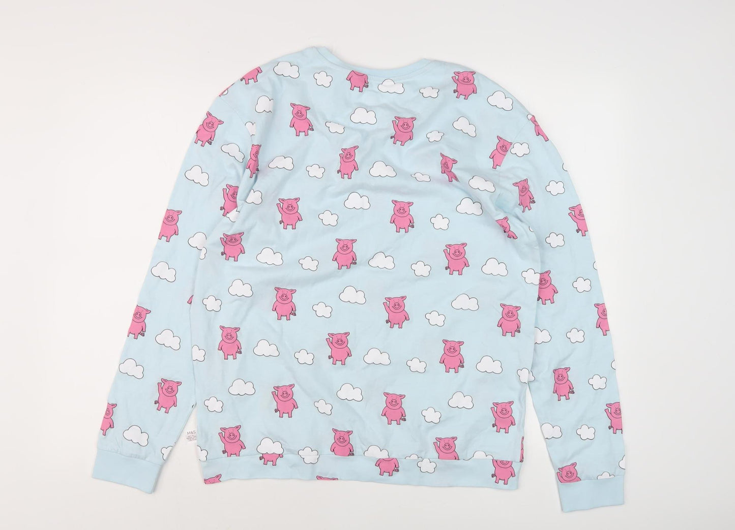 Marks and Spencer Percy Pig Teens Blue Pyjama Top 14-16