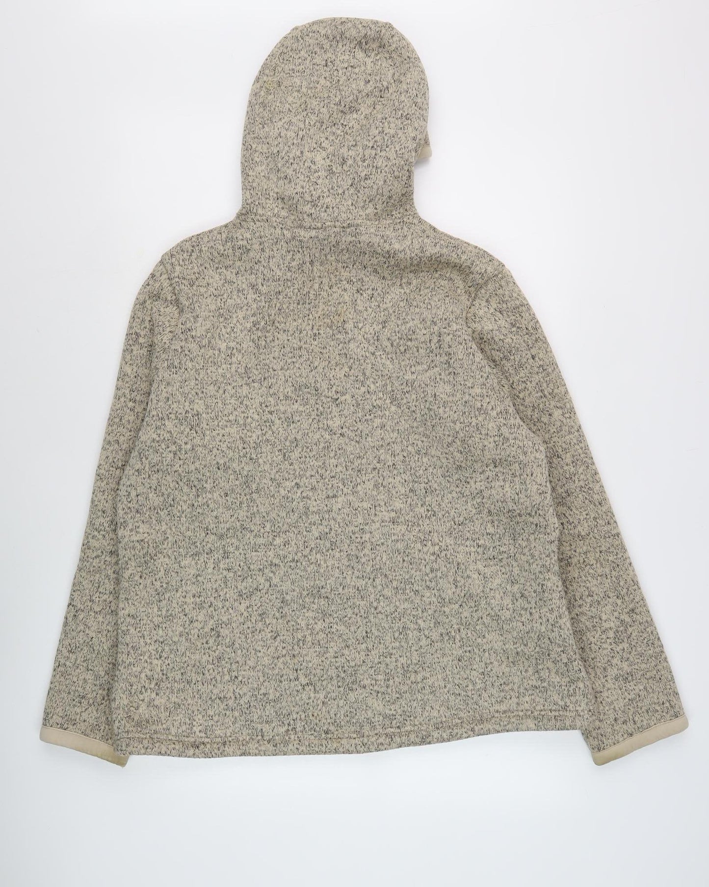 Weird Fish Women's Beige Full Zip Hoodie Size 16