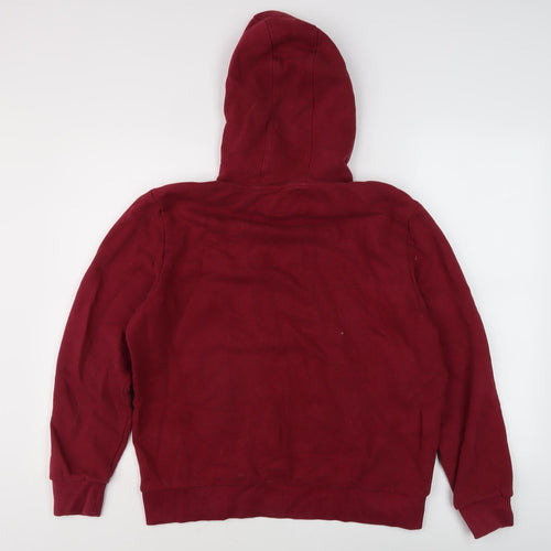 Mountain Warehouse Red Unisex Pullover Hoodie M
